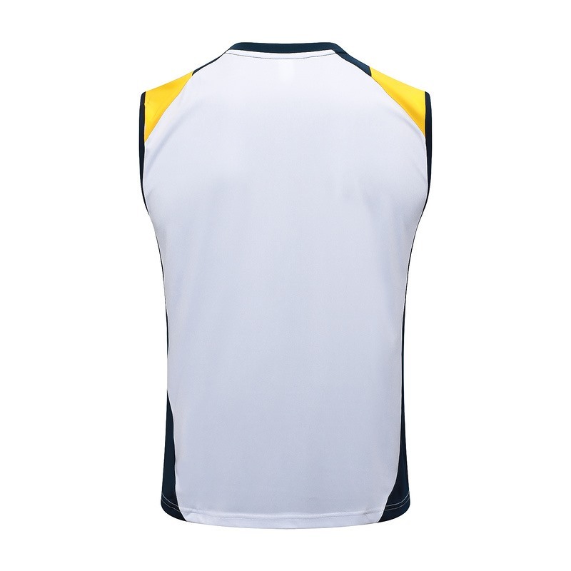 24/25 Real Madrid White Training Set Shirt and Shorts