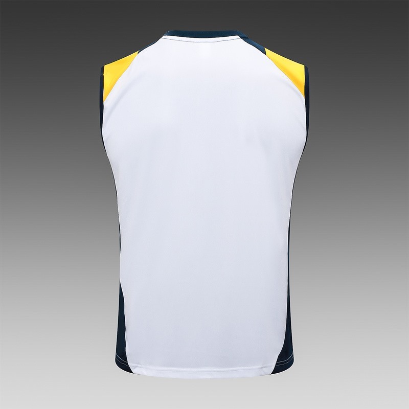 24/25 Real Madrid White Training Set Shirt and Shorts