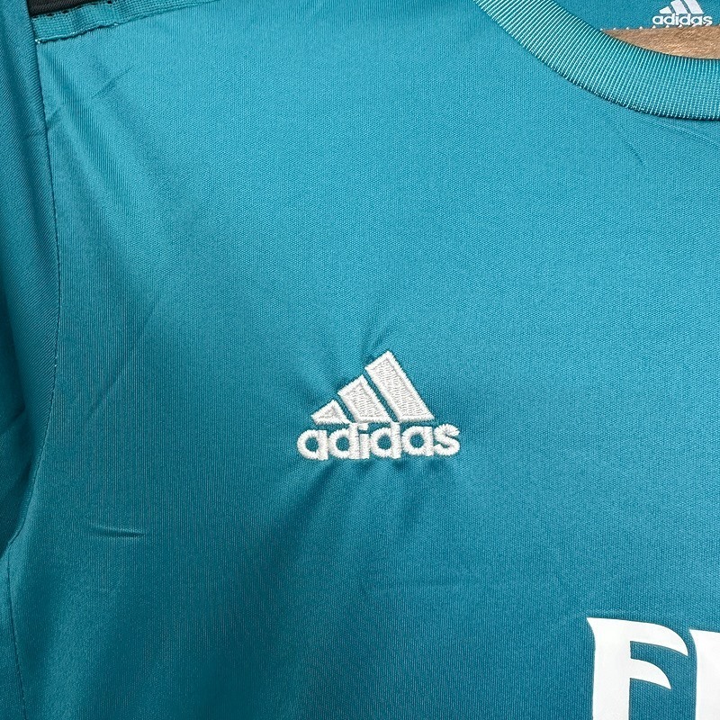 Retro Real Madrid 2016/17 Second Away Long sleeve jersey Kid Kits Size 16-28