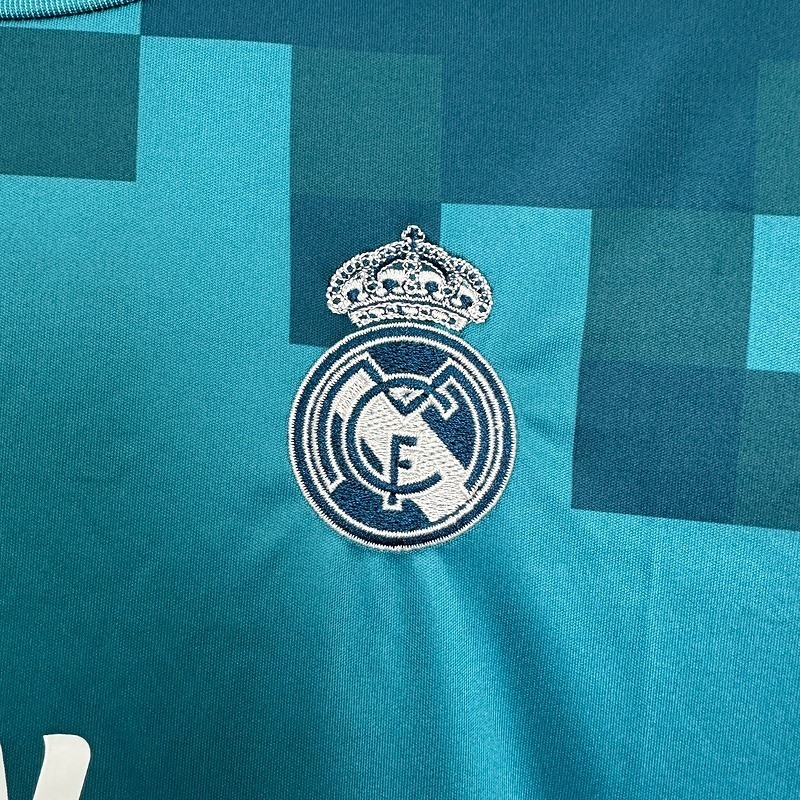Retro Real Madrid 2016/17 Second Away Long sleeve jersey Kid Kits Size 16-28