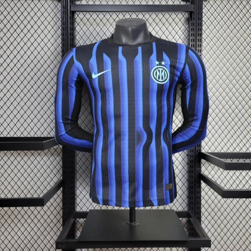 25/26 Inter Milan Home Long Sleeve Jersey Player Version