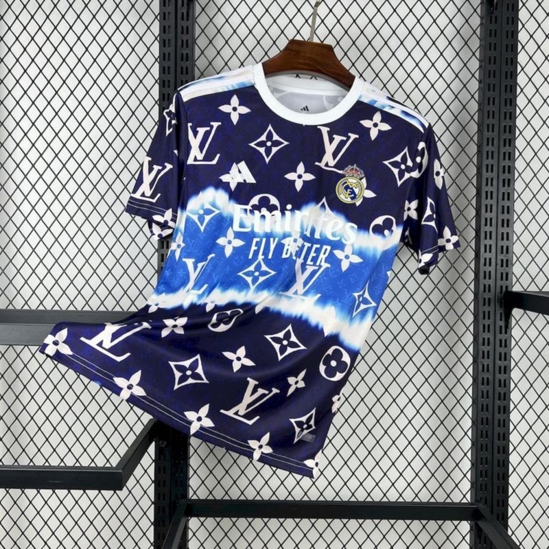 2025/26 Real Madrid Louis Vuitton Joint Edition Jersey Fan Version