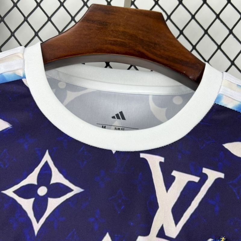 2025/26 Real Madrid Louis Vuitton Joint Edition Jersey Fan Version