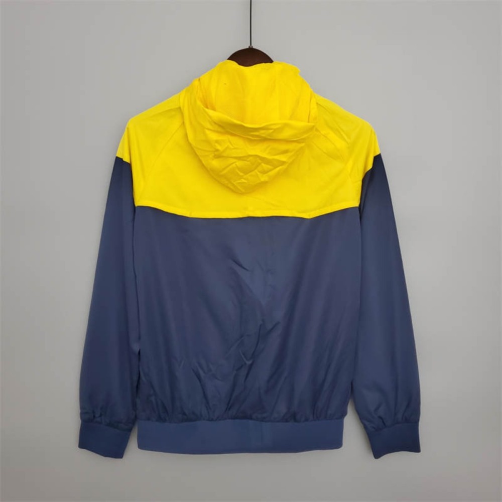 2024 Brazil Blue and Yellow Windbreaker Jacket Football team Shirt jersey Sport Unifom
