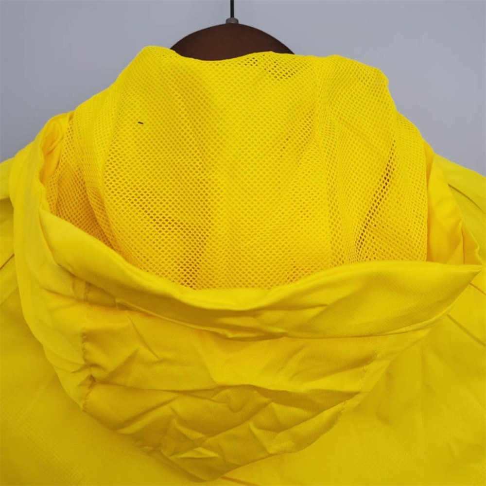 2024 Brazil Blue and Yellow Windbreaker Jacket Football team Shirt jersey Sport Unifom
