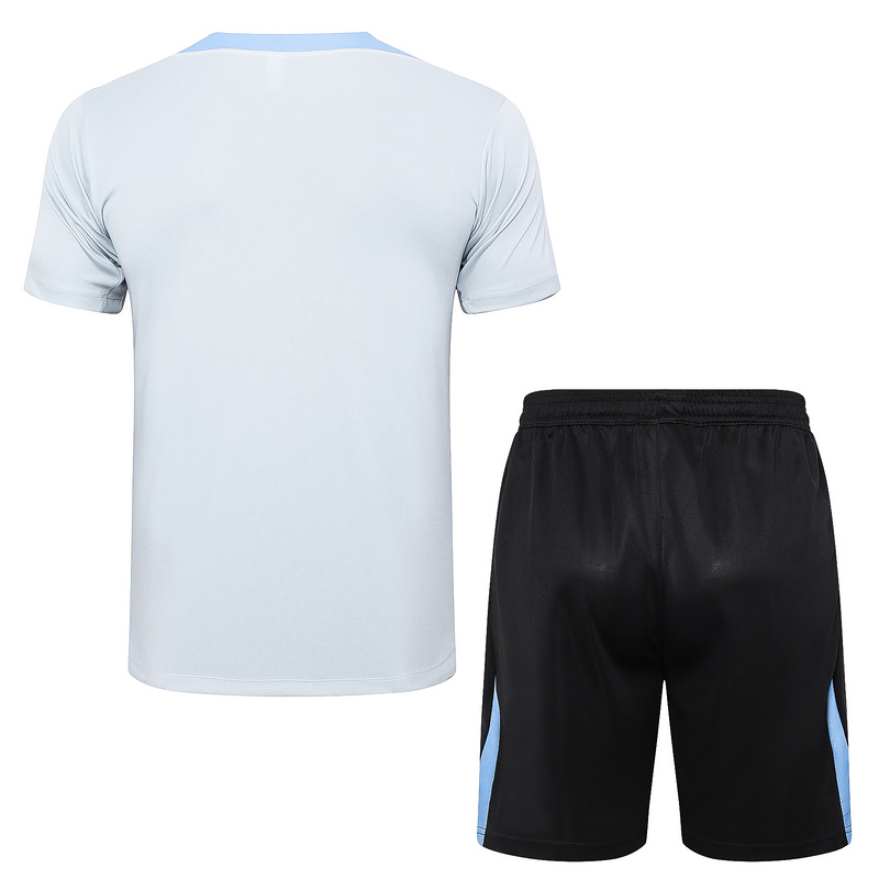 24/25 Tottenham light gray Training Set Shirt and Shorts