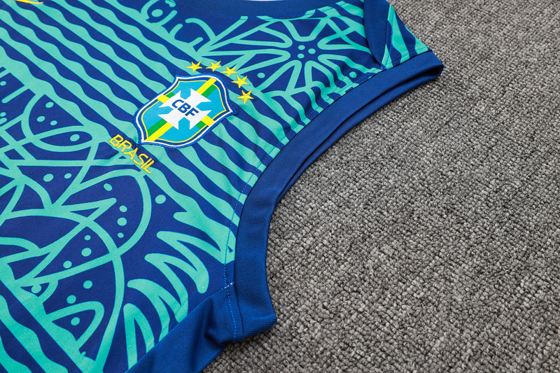 24/25 Brazil Blue Training Set Shirt and Shorts