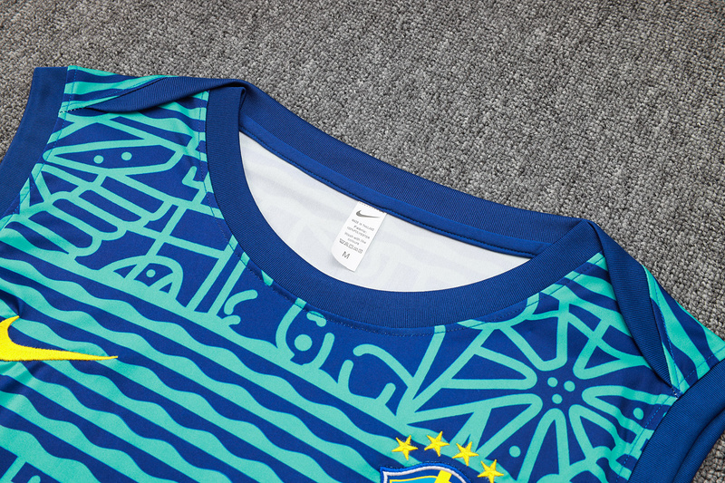 24/25 Brazil Blue Training Set Shirt and Shorts
