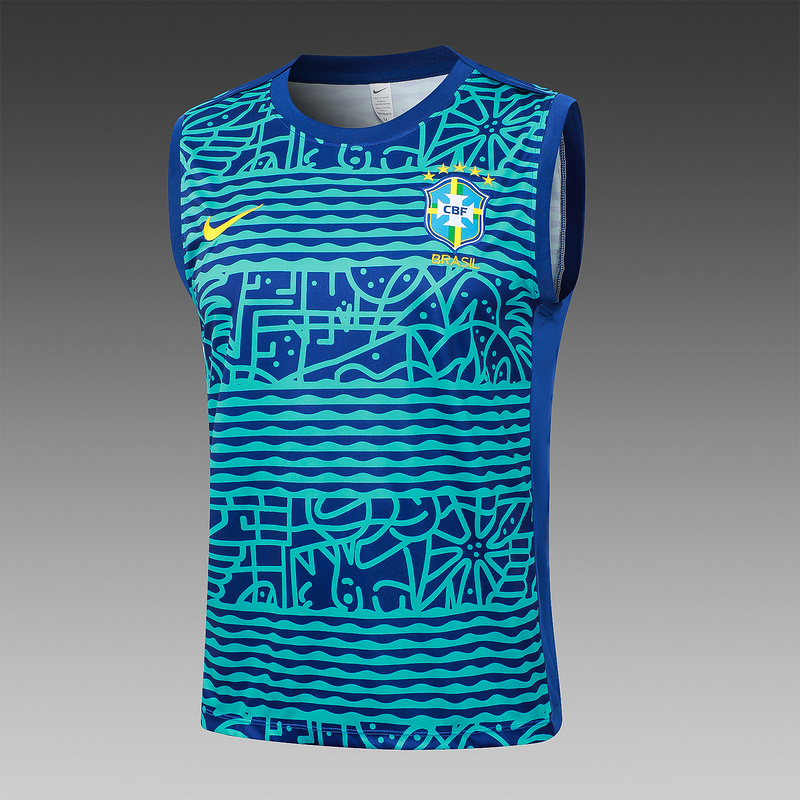 24/25 Brazil Blue Training Set Shirt and Shorts