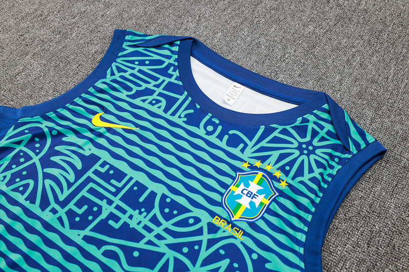 24/25 Brazil Blue Training Set Shirt and Shorts