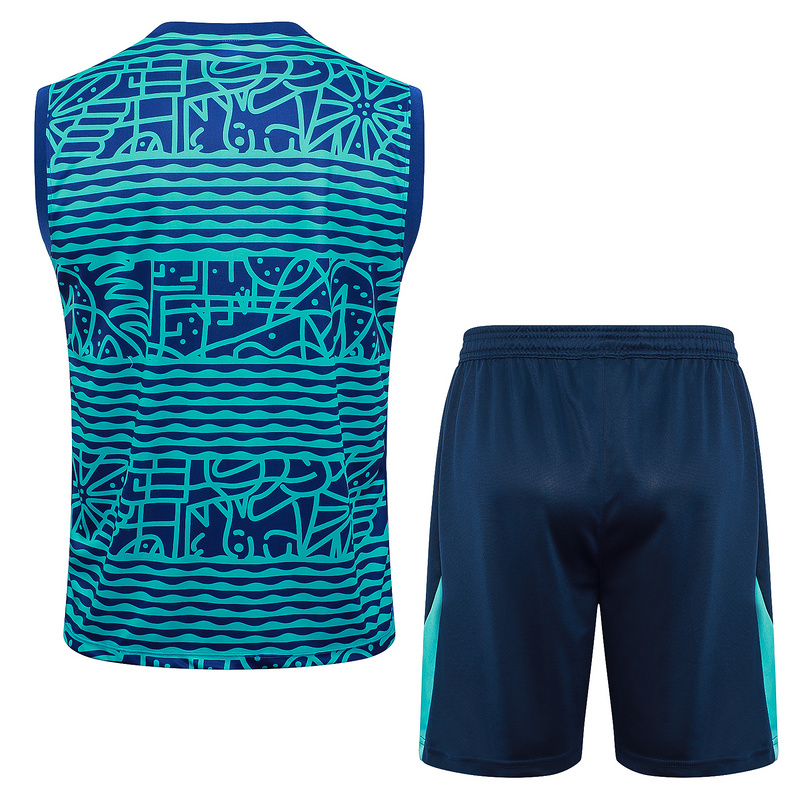 24/25 Brazil Blue Training Set Shirt and Shorts
