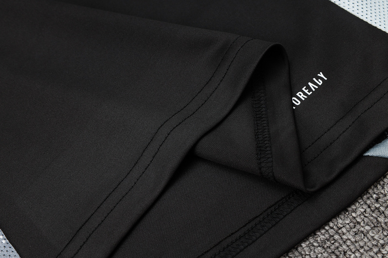 24/25 Italy Black Long-sleeved half-pull training kit Football team kit