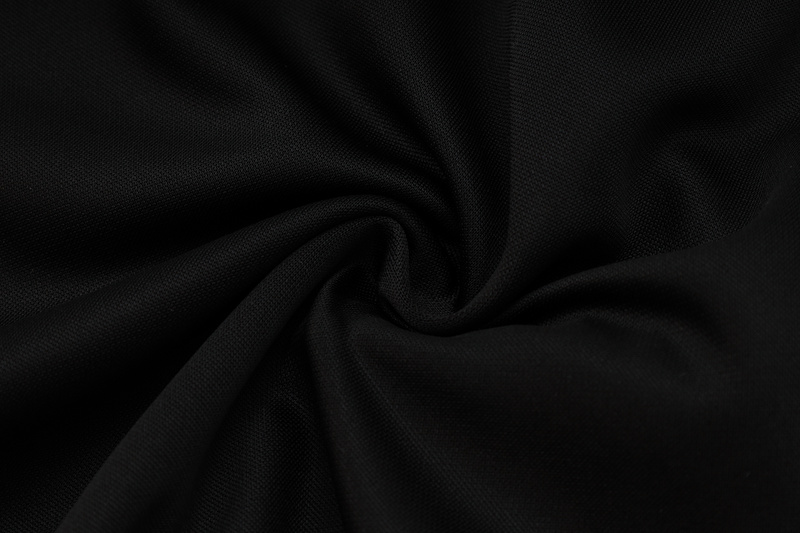 24/25 Italy Black Long-sleeved half-pull training kit Football team kit