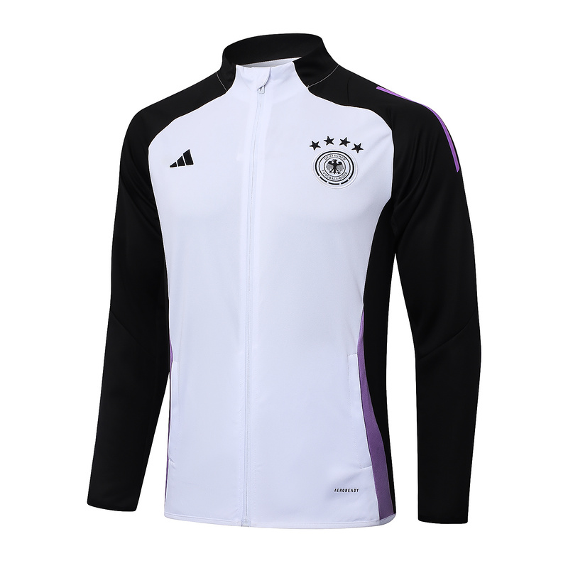 2024/25 Germany White Jacket Training Suit Set Football Team Shirt Sports Fashion