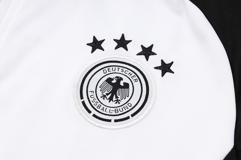 2024/25 Germany White Jacket Training Suit Set Football Team Shirt Sports Fashion