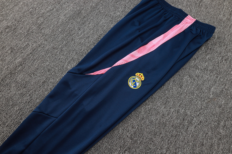 24/25 Real Madrid Royal blue Long-sleeved half-pull training kit Football team kit