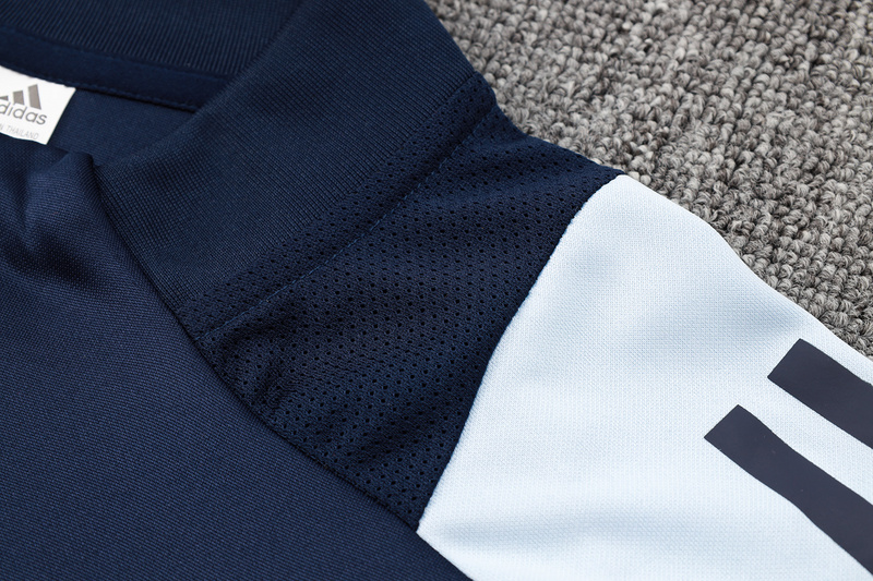 24/25 Real Madrid Royal blue Long-sleeved half-pull training kit Football team kit