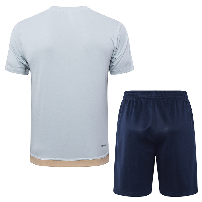 24/25 Sao Paulo Light Gray Training Set Shirt and Shorts