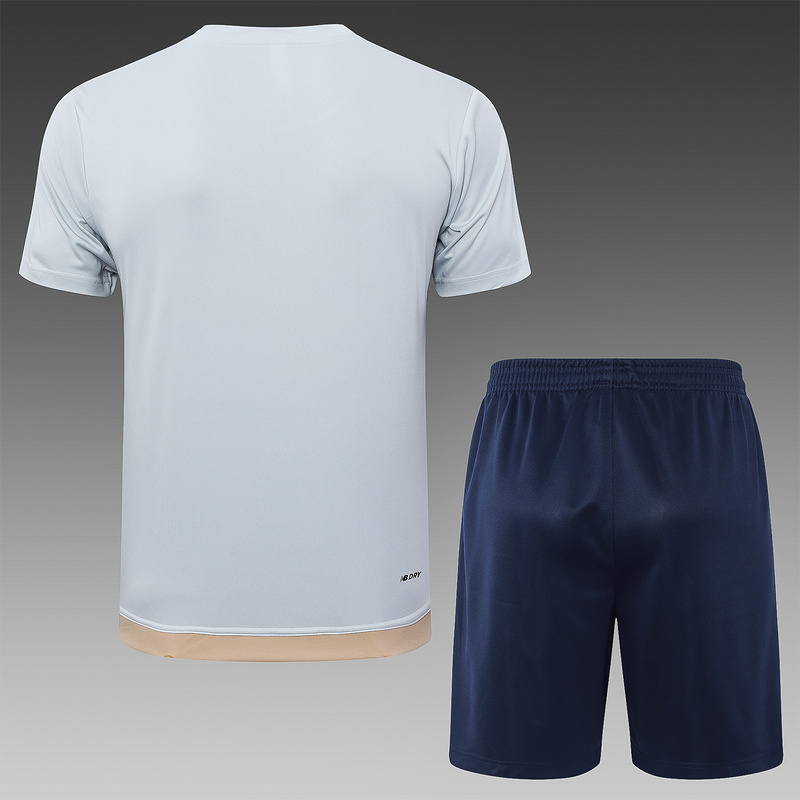 24/25 Sao Paulo Light Gray Training Set Shirt and Shorts