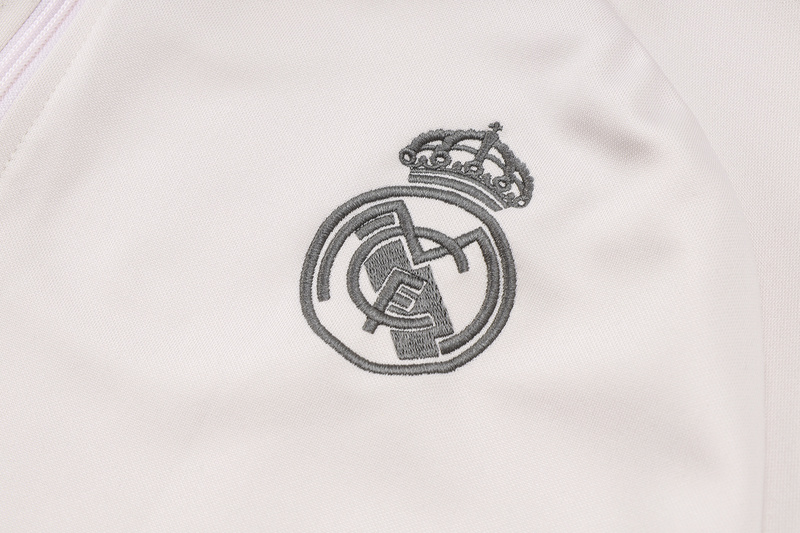 2024/25 Real Madrid Light Pink Jacket Training Suit Set Football Team Shirt Sports Fashion