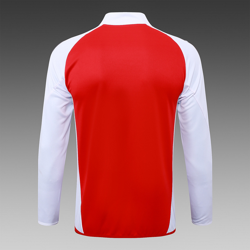 2024/25 Arsenal Red Jacket Training Suit Set Football Team Shirt Sports Fashion