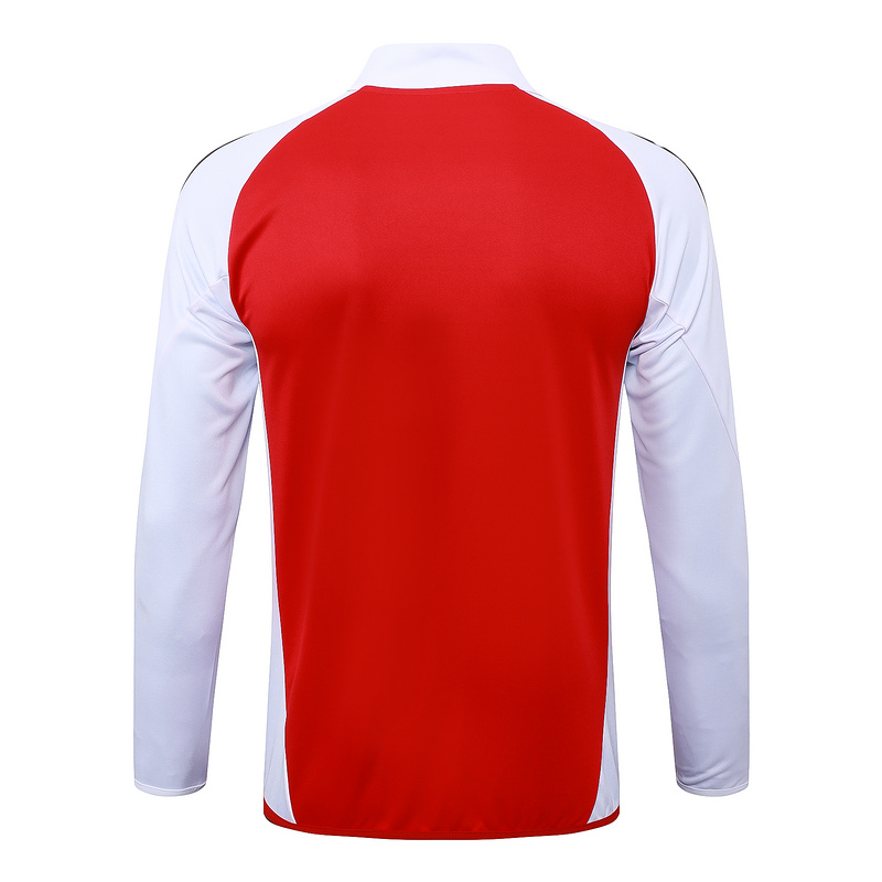 2024/25 Arsenal Red Jacket Training Suit Set Football Team Shirt Sports Fashion