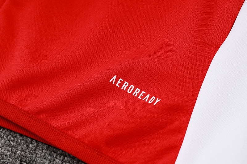 2024/25 Arsenal Red Jacket Training Suit Set Football Team Shirt Sports Fashion