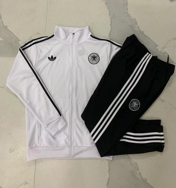 2024/25 Germany White Jacket Training Suit Set Football Team Shirt Sports Fashion