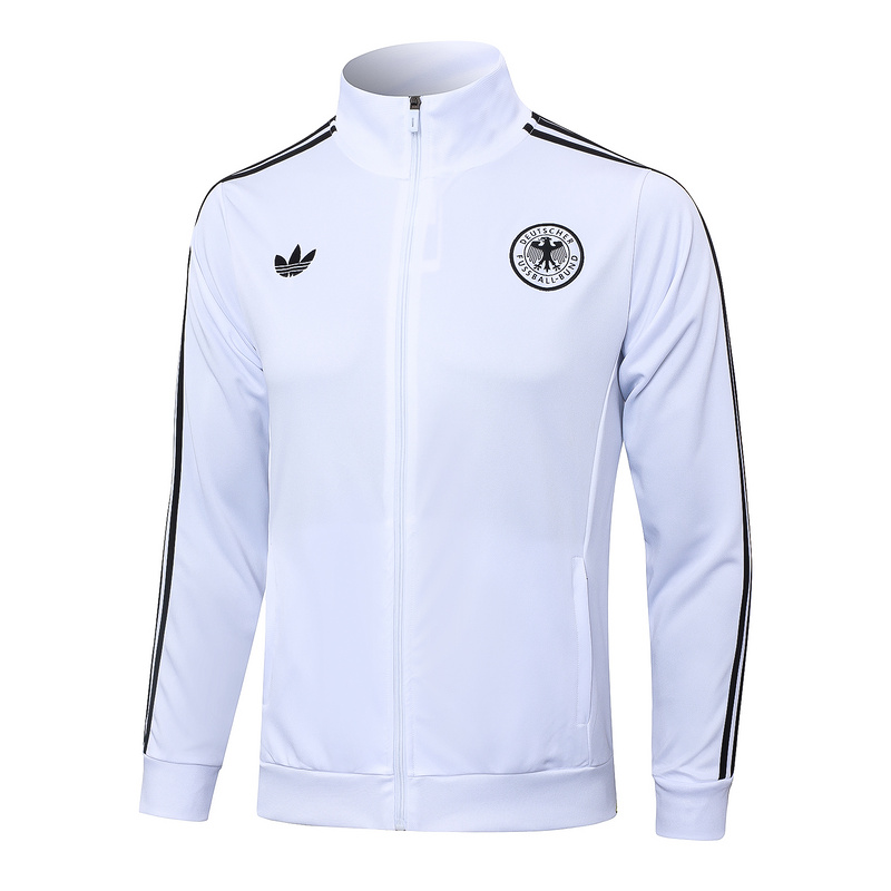 2024/25 Germany White Jacket Training Suit Set Football Team Shirt Sports Fashion