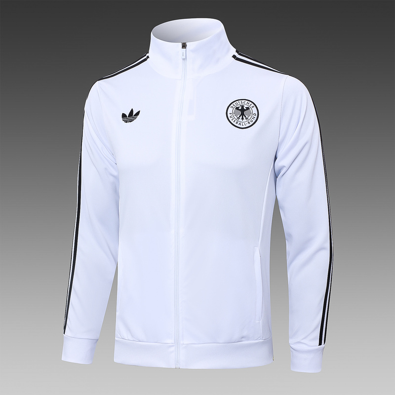 2024/25 Germany White Jacket Training Suit Set Football Team Shirt Sports Fashion