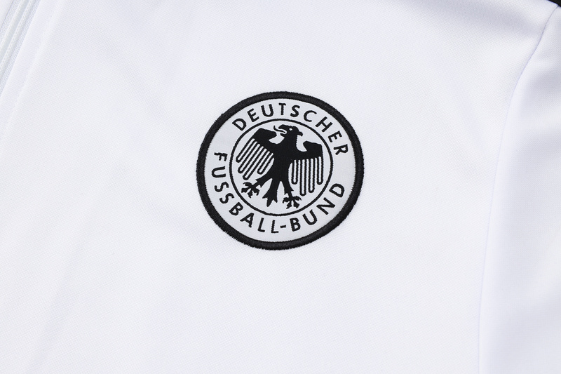 2024/25 Germany White Jacket Training Suit Set Football Team Shirt Sports Fashion