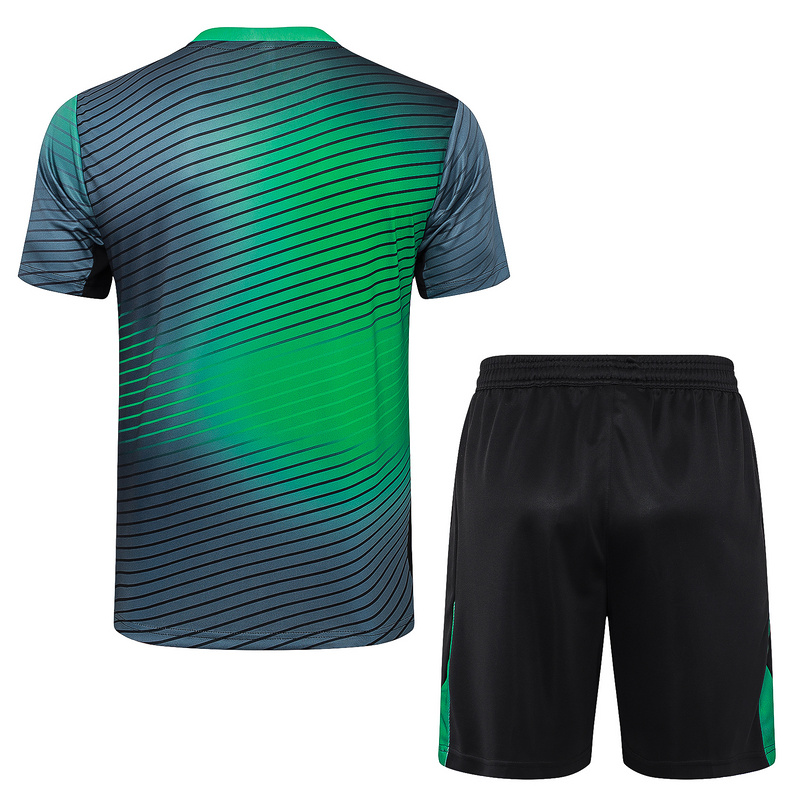 24/25 Nigeria Grayish green Training Set Shirt and Shorts