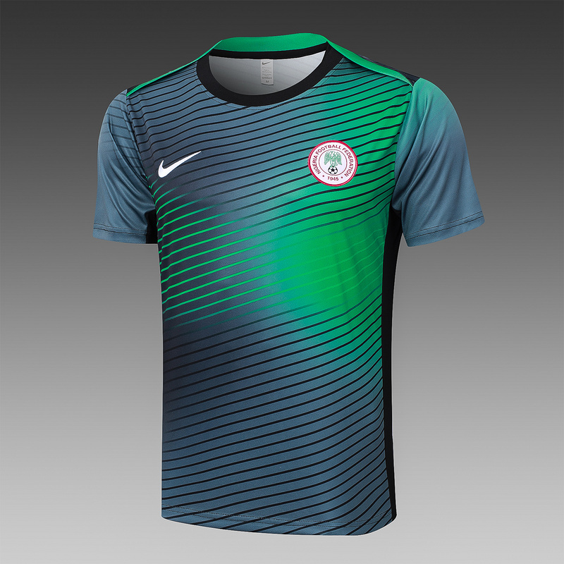 24/25 Nigeria Grayish green Training Set Shirt and Shorts