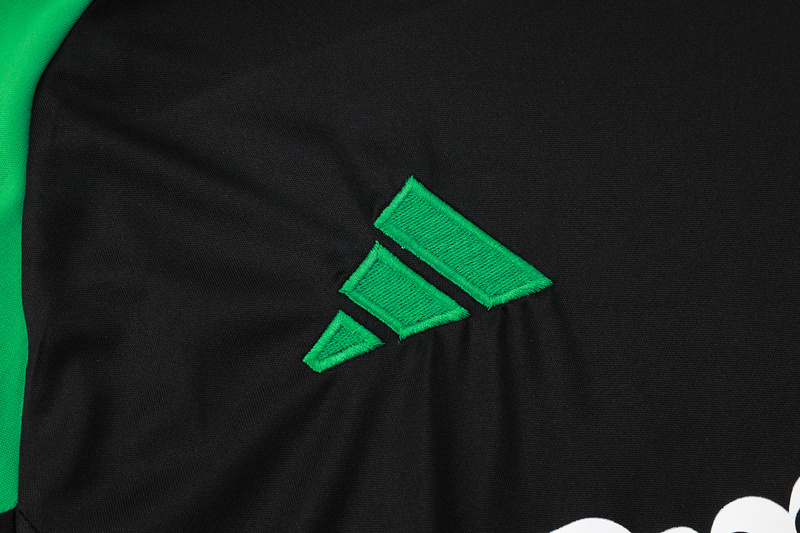 24/25 Arsenal Black Training Set Shirt and Shorts