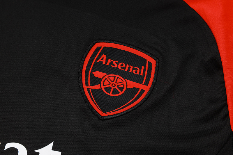 24/25 Arsenal Black Training Set Shirt and Shorts