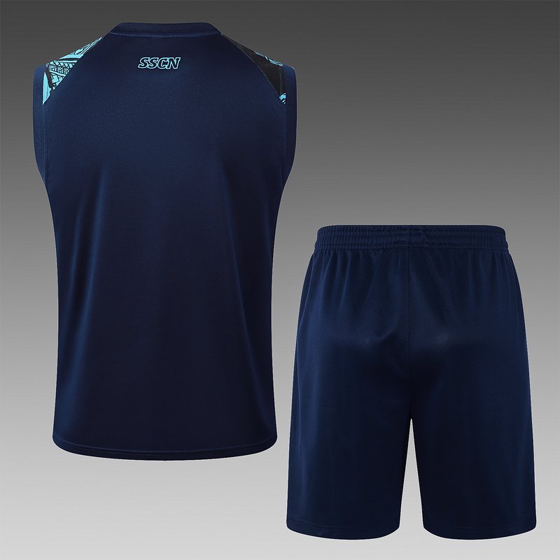 24/25 Naples Royal blue Training Set Shirt and Shorts