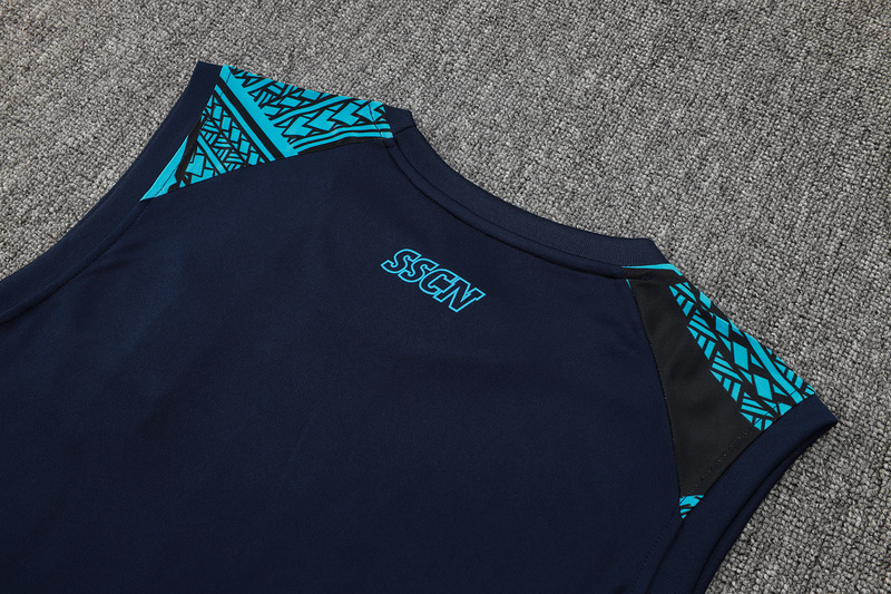 24/25 Naples Royal blue Training Set Shirt and Shorts