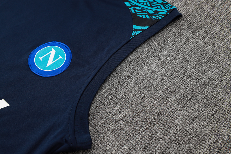 24/25 Naples Royal blue Training Set Shirt and Shorts