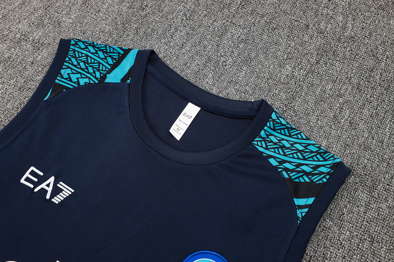 24/25 Naples Royal blue Training Set Shirt and Shorts
