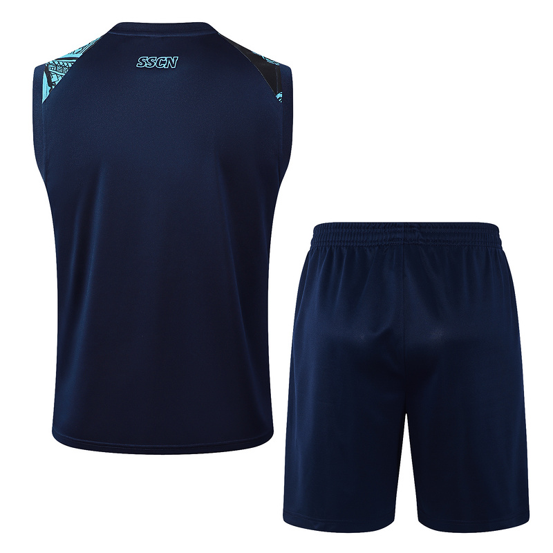 24/25 Naples Royal blue Training Set Shirt and Shorts