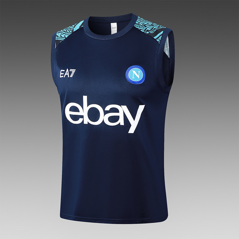 24/25 Naples Royal blue Training Set Shirt and Shorts