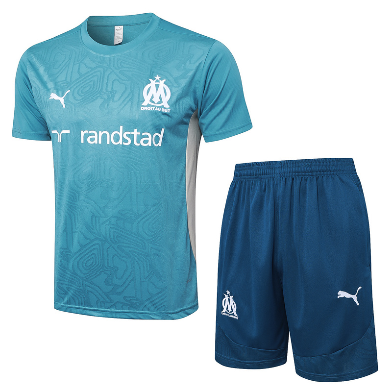 24/25 Marseilles Take blue Training Set Shirt and Shorts