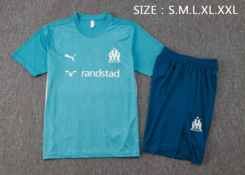24/25 Marseilles Take blue Training Set Shirt and Shorts