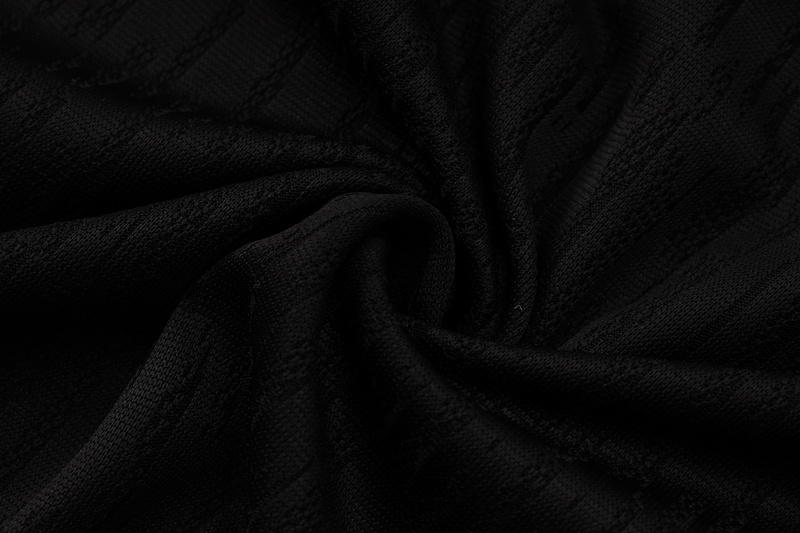 24/25 Paris Black Long-sleeved half-pull training kit Football team kit