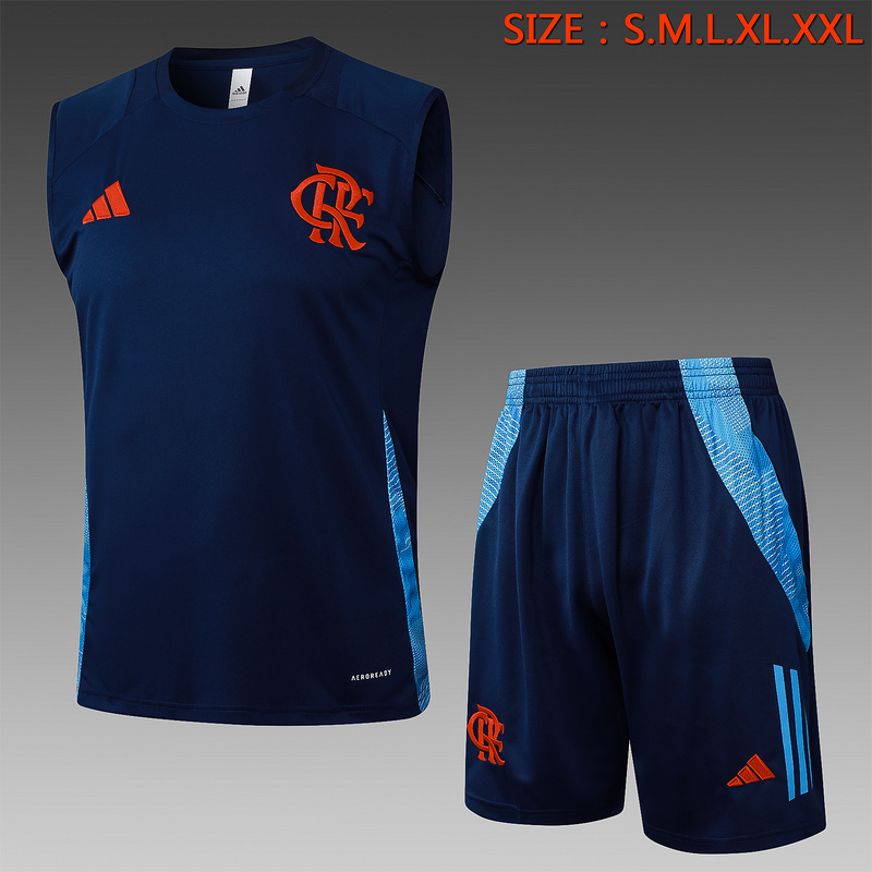 24/25 Flamengo Royal blue Training Set Shirt and Shorts