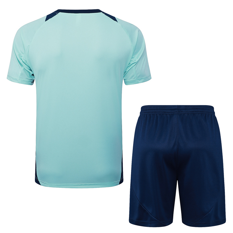 24/25 Manchester United Light green Training Set Shirt and Shorts