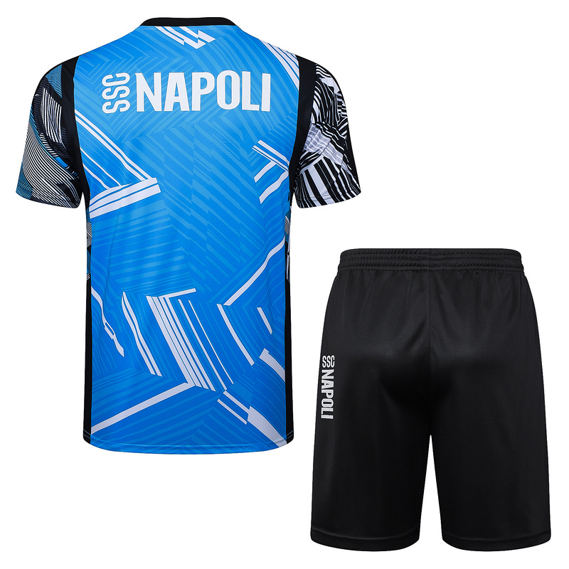 24/25 Naples Take blue Training Set Shirt and Shorts