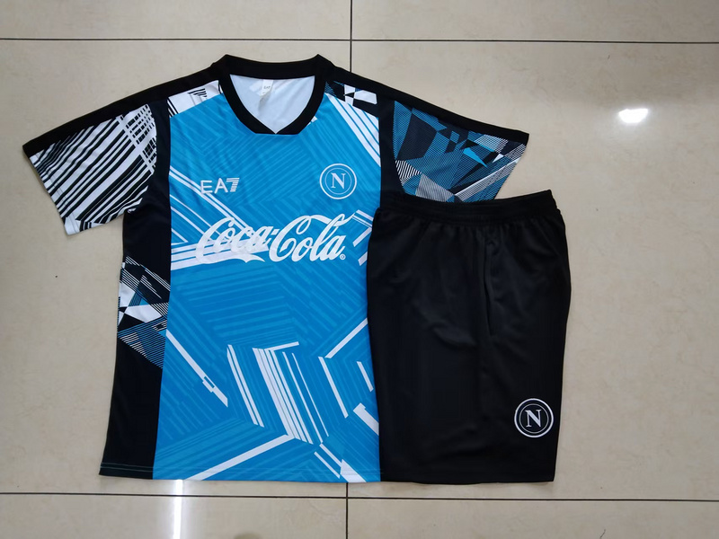 24/25 Naples Take blue Training Set Shirt and Shorts