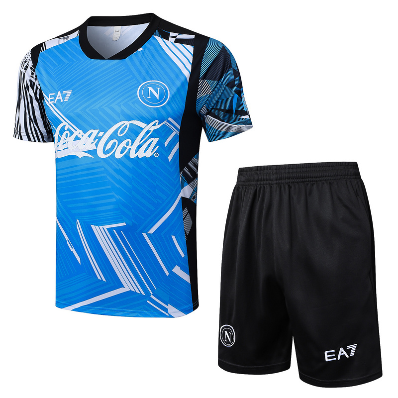 24/25 Naples Take blue Training Set Shirt and Shorts