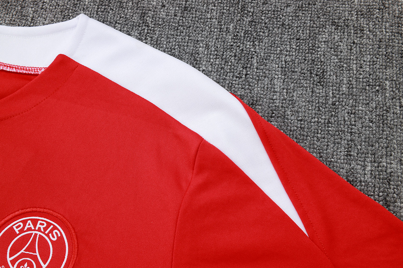 24/25 Paris Red Training Set Shirt and Shorts